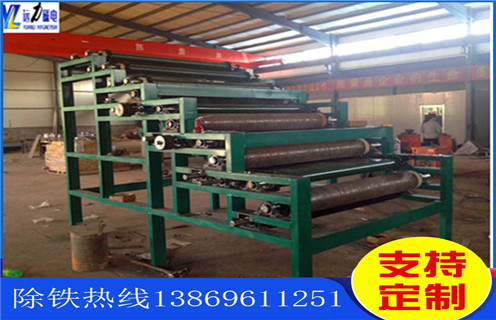 輥壓磁選機(jī)，輥壓磁選機(jī)產(chǎn)量不止提高一點(diǎn)_單傳動(dòng)輥壓磁選機(jī)價(jià)格呈上升趨勢(shì)磁場(chǎng)一般為多少_磁塊如何排列